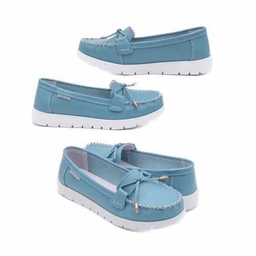 Mocasines de piel con antifaz modelo SESONE