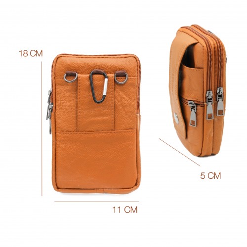 Bolso bandolera de piel modelo PLOKE 18x11x5 cm