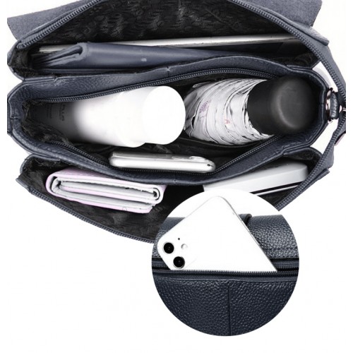 Bolso de piel bandolera 25x17x8 cm MAYO