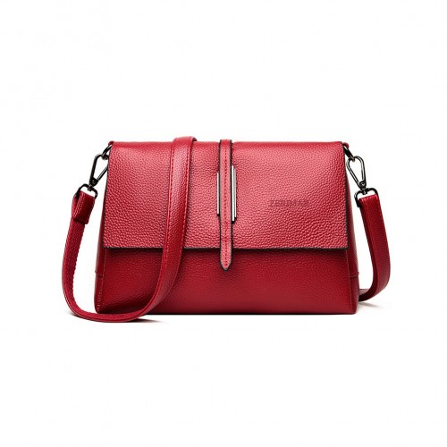 Bolso de piel bandolera 25x17x8 cm MAYO