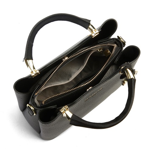 Bolso de piel doble asa 23x18x11 cm ERESO