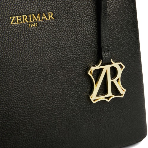 Bolso de piel doble asa 23x18x11 cm ERESO