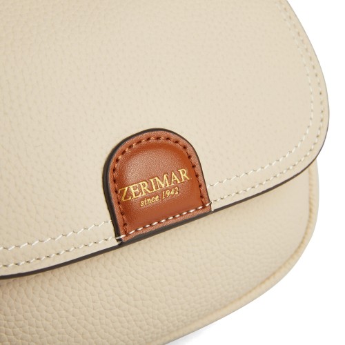 Bolso de piel bandolera 18x16x8 cm OVALO