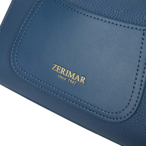 Bolso de piel doble asa 19x14x10 cm GADES