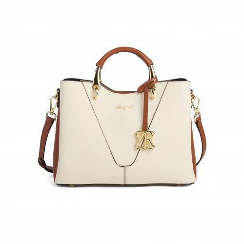 Bolso de piel doble asa...