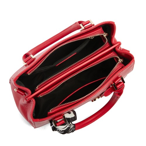 Bolso de piel doble asa 23x18x11 cm MAZE