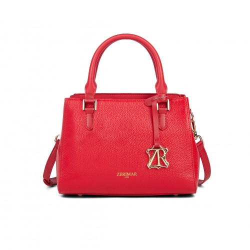 Bolso de piel doble asa...