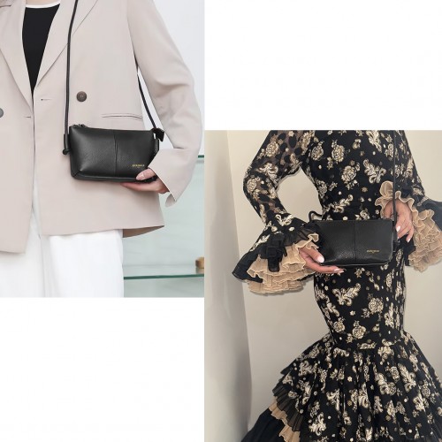 Bolso de piel bandolera 18x12x5 cm CANASTERO