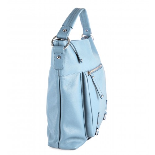 Bolso de piel asa corta 35x31x10 cm SEAO