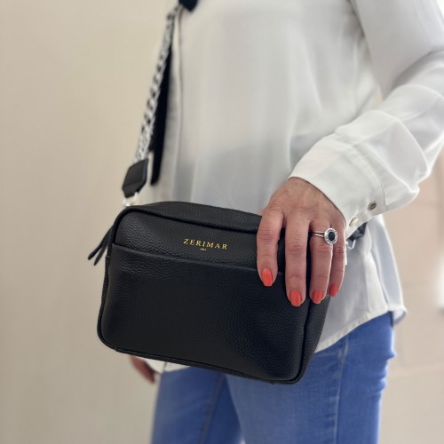 Bolso de piel bandolera 21x15x8 cm RALE