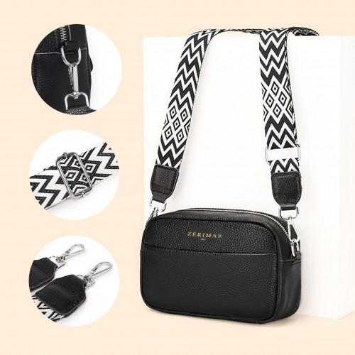 Bolso de piel bandolera 21x15x8 cm RALE