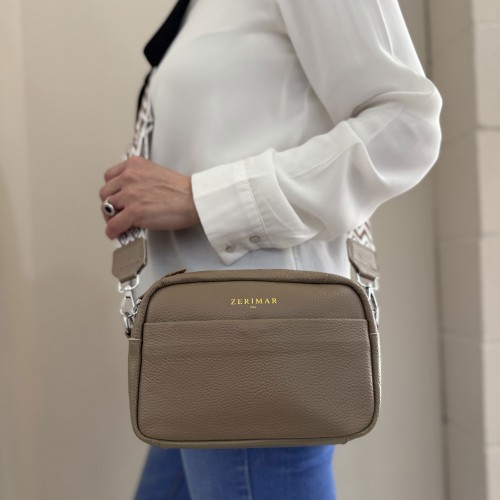 Bolso de piel bandolera 21x15x8 cm RALE