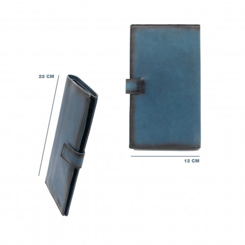 Cartera de piel 22x12 cm - OCEAN&APACHE