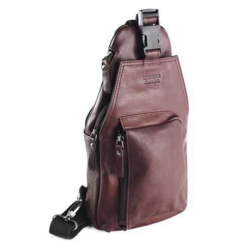 Bolso bandolera de piel modelo PATER 16x34x9 cm