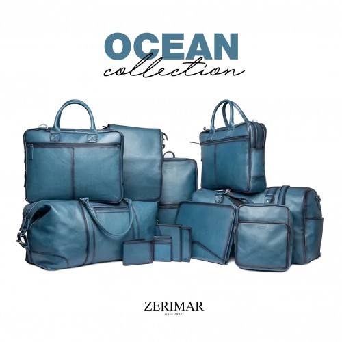 Cartera de piel 18,5x10 cm - OCEAN&APACHE