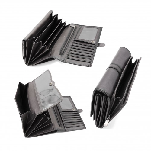 Cartera de piel 18,5x10 cm - OCEAN&APACHE