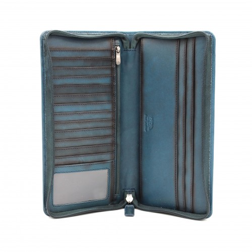 Cartera de piel 25x13 cm - OCEAN&APACHE