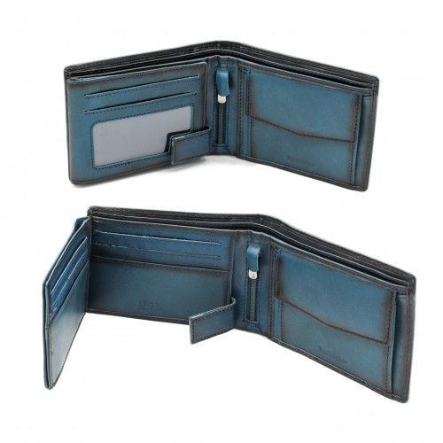 Cartera de piel 9,5x13 cm - OCEAN&APACHE