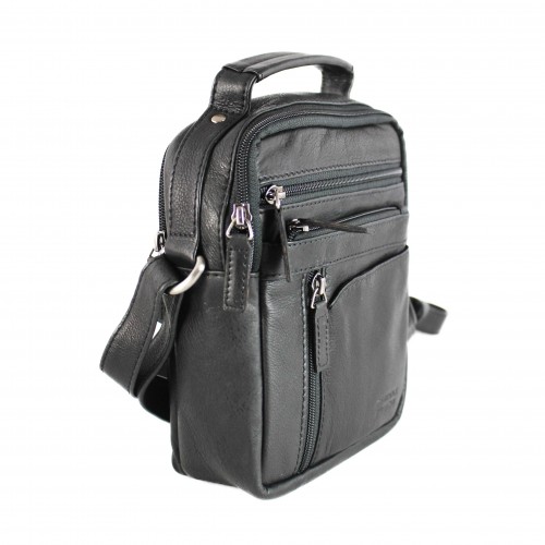 Bolso bandolera de piel 15,5x21x10 cm modelo COOLE