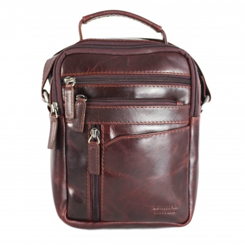 Bolso bandolera de piel 15,5x21x10 cm modelo COOLE