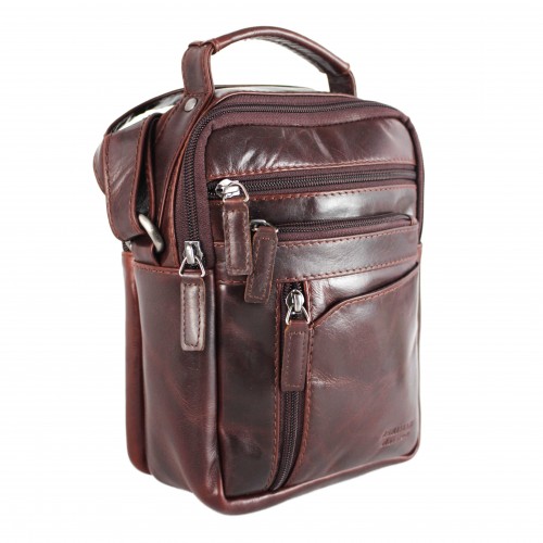 Bolso bandolera de piel 15,5x21x10 cm modelo COOLE