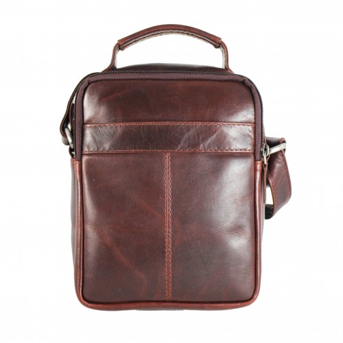 Bolso bandolera de piel 15,5x21x10 cm modelo COOLE