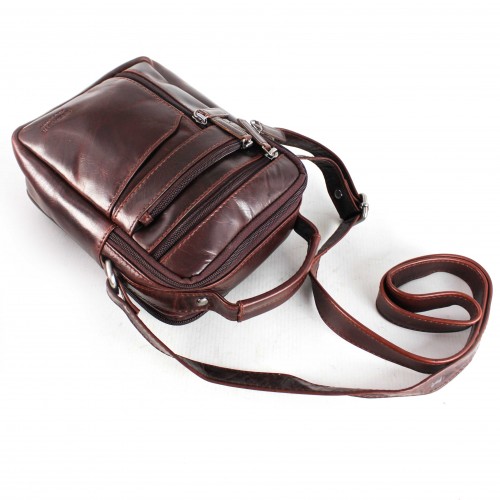 Bolso bandolera de piel 15,5x21x10 cm modelo COOLE