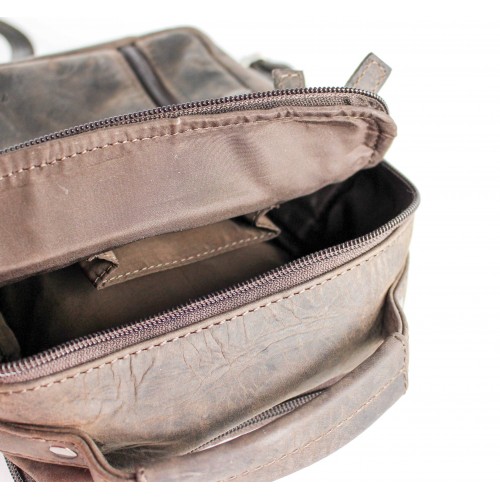 Bolso bandolera de piel 15,5x21x10 cm modelo COOLE