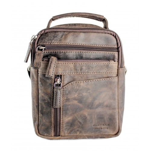 Bolso bandolera de piel...