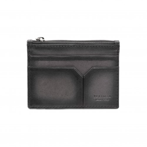 Tarjetero de piel con...