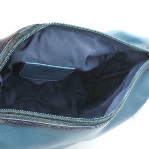 Neceser de piel con cremallera 15x22x8 cm OCEAN&APACHE