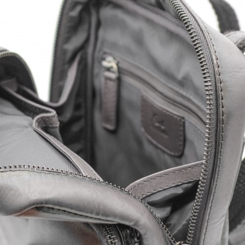 Bolso bandolera de piel 24x20x6 cm OCEAN&APACHE