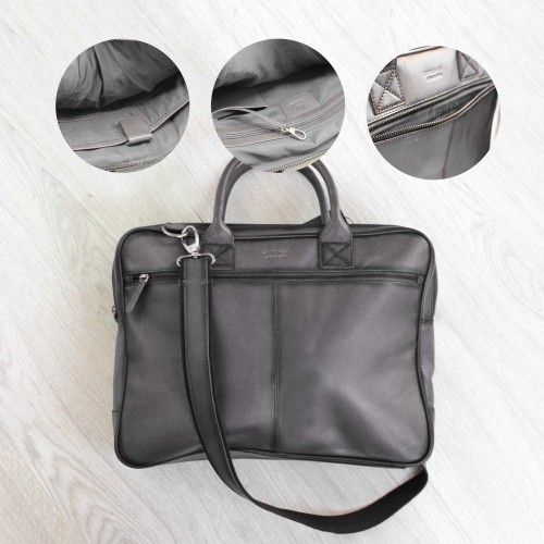 Maletin de piel modelo 30x40x8,5 cm OCEAN&APACHE