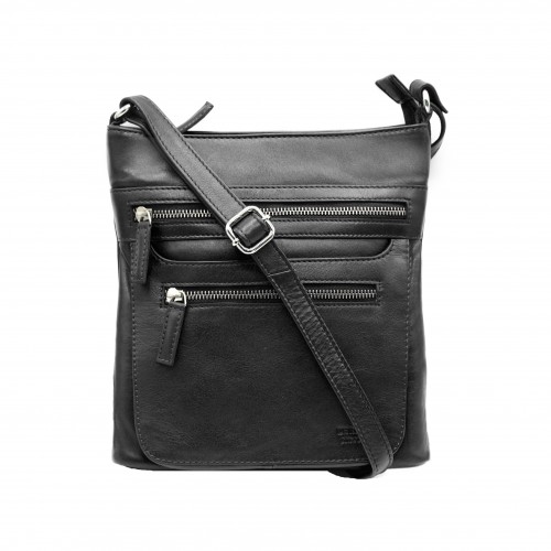 Bolso de piel bandolera 25x24x6 cm BLOQUE