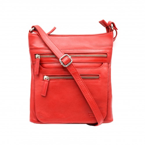 Bolso de piel bandolera 25x24x6 cm BLOQUE