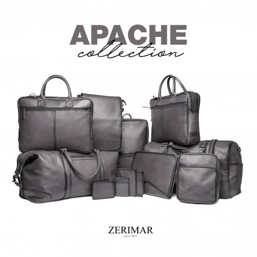 Bolso viaje de piel 41x54x17,5 cm OCEAN&APACHE