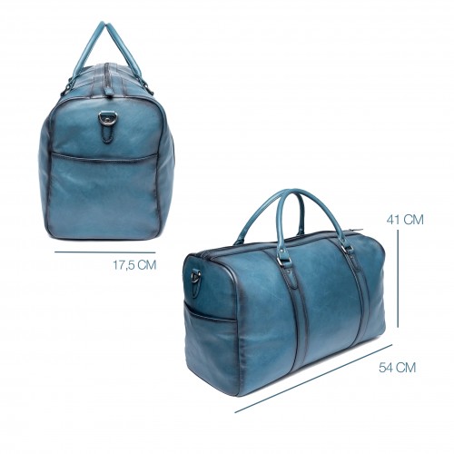 Bolso viaje de piel 41x54x17,5 cm OCEAN&APACHE
