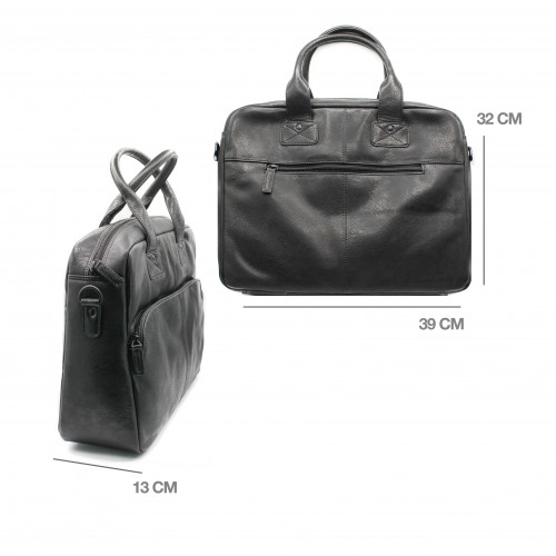 Maletin de piel modelo 32x39x13 cm PULSION