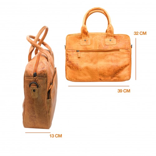 Maletin de piel modelo 32x39x13 cm PULSION