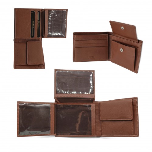 Cartera de piel 10x9 cm modelo CENDE