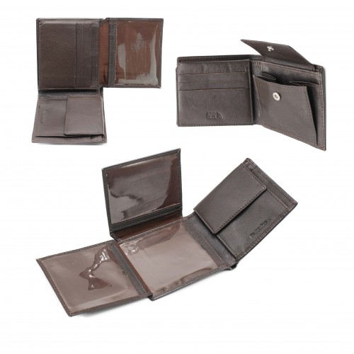 Cartera de piel 10x9 cm modelo CENDE