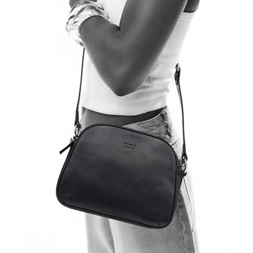 Bolso de piel bandolera 28x22x7 cm GOTU