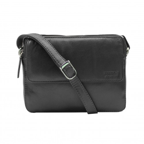 Bolso de piel bandolera 16x20x5 cm MALIBU