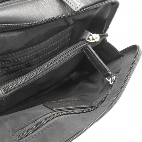 Bolso de piel bandolera 16x20x5 cm MALIBU