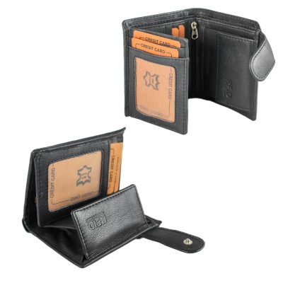 Cartera de piel 11x9 cm modelo TRIS