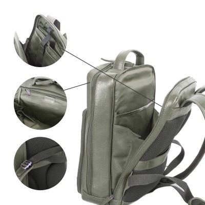 Mochila de piel natural 39x26x16 cm KOSI