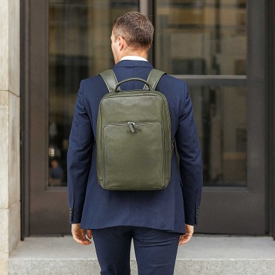 Mochila de piel natural 39x26x16 cm KOSI