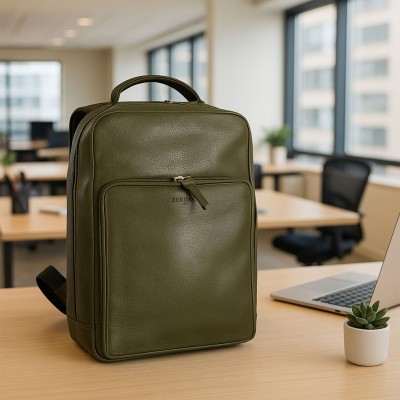 Mochila de piel natural 39x26x16 cm KOSI