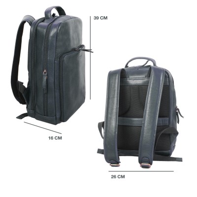 Mochila de piel natural 39x26x16 cm KOSI