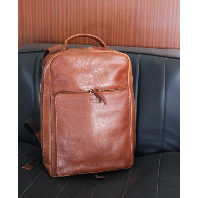 Mochila de piel natural 39x26x16 cm KOSI